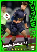 Carte de Mario González · CF