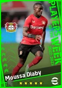 بطاقة Moussa Diaby · RWF