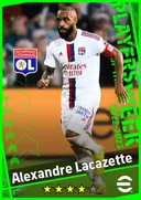 Carte de Alexandre Lacazette · CF