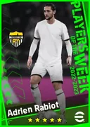 بطاقة Adrien Rabiot · CMF