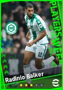 بطاقة Radinio Balker · CB