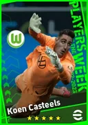 بطاقة Koen Casteels · GK