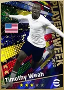 Timothy Weah RWF card