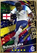 بطاقة Bukayo Saka · RWF
