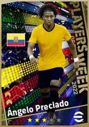 بطاقة Ángelo Preciado · RB