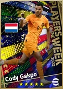 بطاقة Cody Gakpo · CF