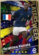 Ibrahima Konaté CB card