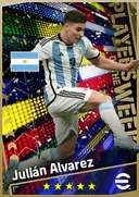 Julián Alvarez CF card
