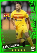 بطاقة Eric García · CB