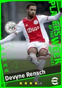 بطاقة Devyne Rensch · RB