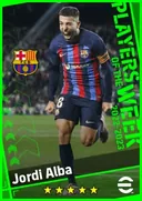 بطاقة Jordi Alba · LB