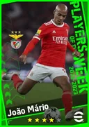 بطاقة João Mário · RMF