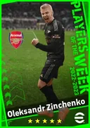 بطاقة Oleksandr Zinchenko · LB