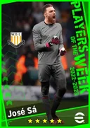 بطاقة José Sá · GK