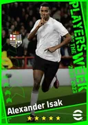 بطاقة Alexander Isak · CF