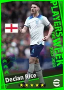 بطاقة Declan Rice · DMF