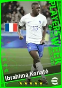 بطاقة Ibrahima Konaté · CB