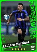 Lautaro Martínez CF card