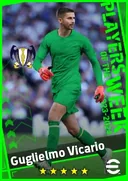 بطاقة Guglielmo Vicario · GK