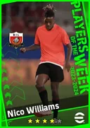 Carte de Nico Williams · LMF