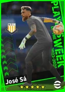 José Sá GK card