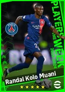 بطاقة Randal Kolo Muani · CF