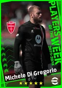 Carte de Michele Di Gregorio · GK