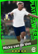 Micky van de Ven CB card