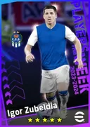 بطاقة Igor Zubeldia · CB