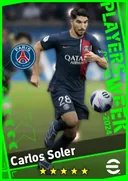 بطاقة Carlos Soler · RB