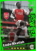 Eddie Nketiah CF card