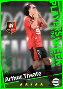 Carte de Arthur Theate · CB
