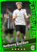 Anthony Gordon LWF card