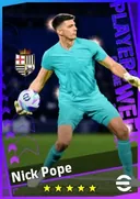 بطاقة Nick Pope · GK