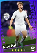 Nico Paz RMF card