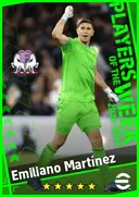 بطاقة Emiliano Martínez · GK