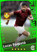 Carte de Lucas Paquetá · LMF