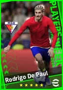 بطاقة Rodrigo De Paul · CMF