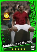 Carte de Mohammed Kudus · RMF