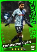 بطاقة Christopher Opéri · LB