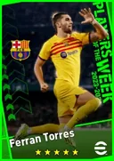 بطاقة Ferran Torres · LWF