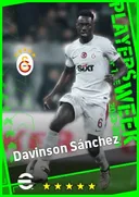 Carte de Davinson Sánchez · CB