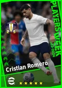 بطاقة Cristian Romero · CB