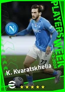 بطاقة K. Kvaratskhelia · LWF