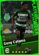 Carte de Geny Catamo · RB