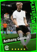 Anthony Gordon RWF card