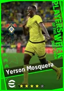 بطاقة Yerson Mosquera · CB