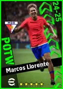 بطاقة Marcos Llorente · RB