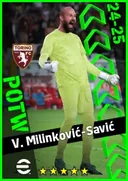 بطاقة V. Milinković-Savić · GK