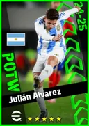 Julián Alvarez CF card
